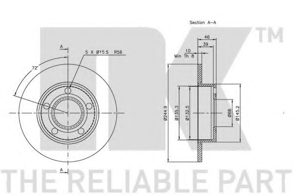 Disc frana 1