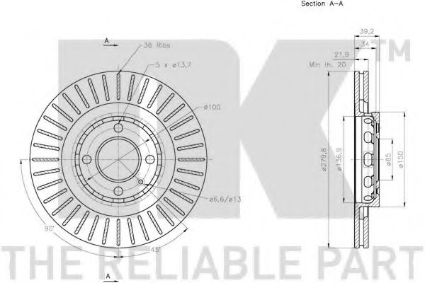 Disc frana 1