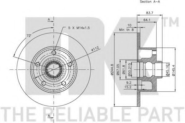 Disc frana 2