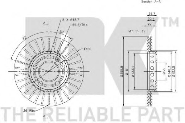 Disc frana 2