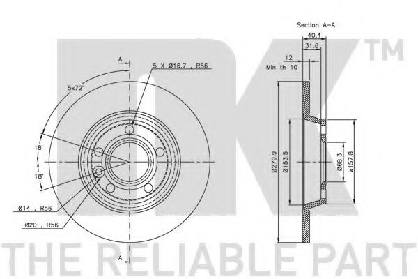 Disc frana 2