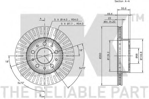 Disc frana 2
