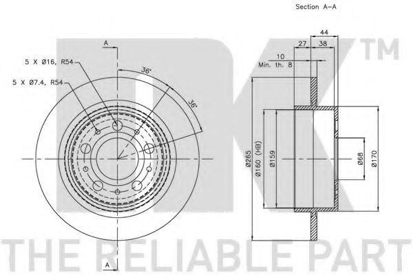 Disc frana 1