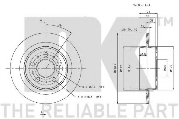 Disc frana 1