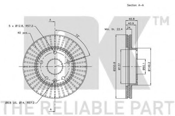 Disc frana 1