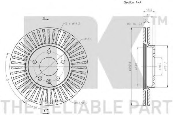 Disc frana 2