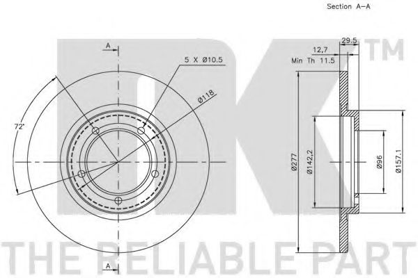 Disc frana 1