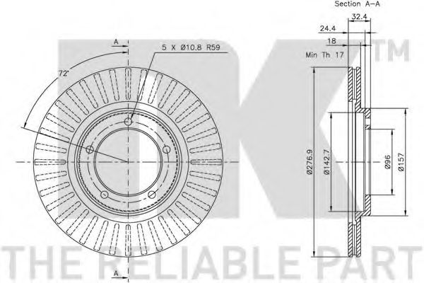 Disc frana 1