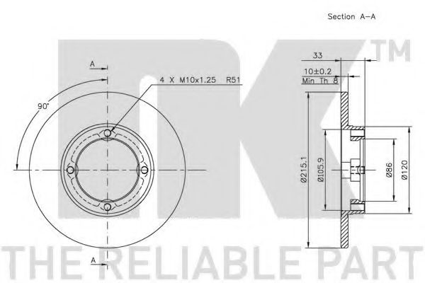 Disc frana 1
