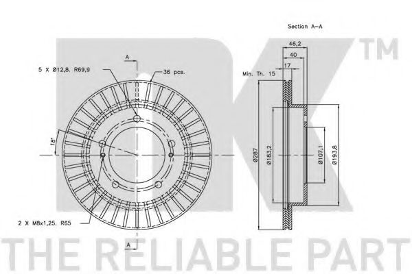 Disc frana 1
