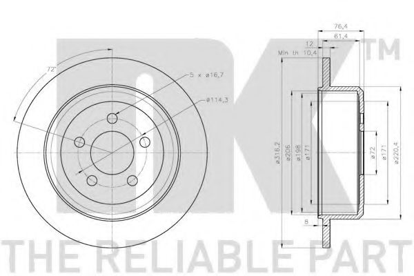 Disc frana 2