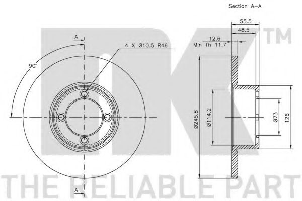 Disc frana 1