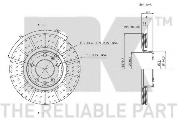 Disc frana 1
