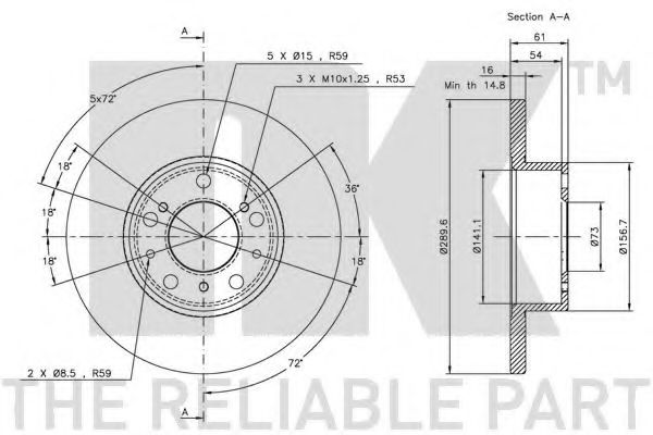 Disc frana 1