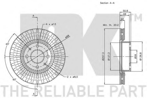 Disc frana 1