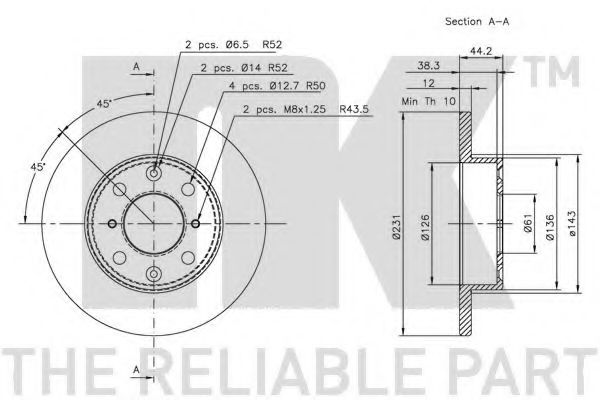 Disc frana 1