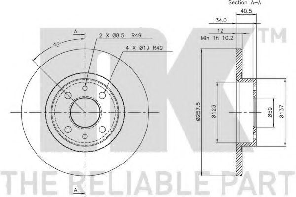 Disc frana 2