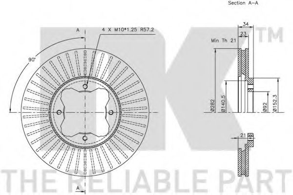 Disc frana 1
