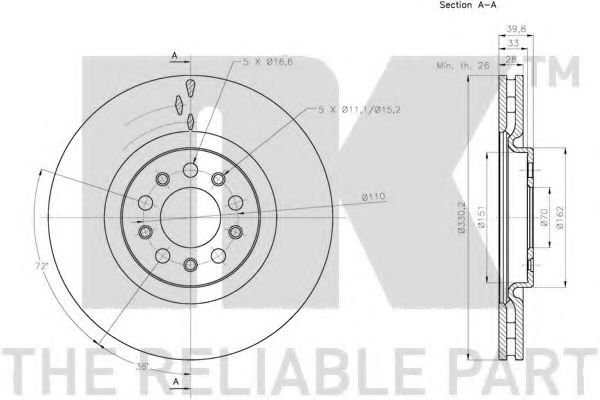 Disc frana 2