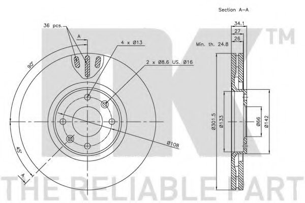 Disc frana 2