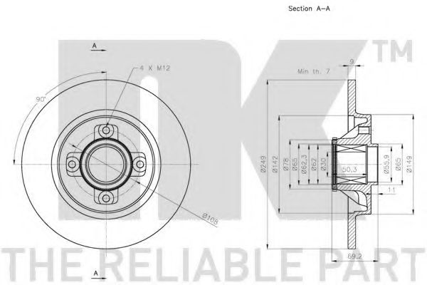 Disc frana 1