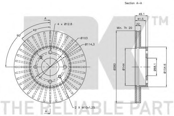 Disc frana 2