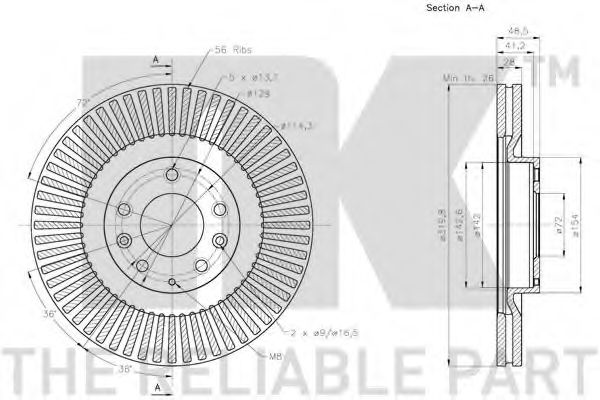 Disc frana 2