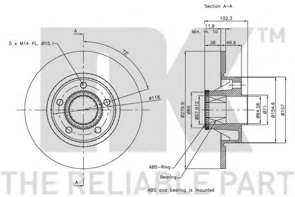 Disc frana