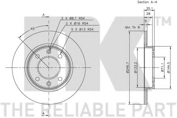 Disc frana 2