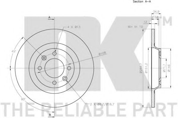 Disc frana 2