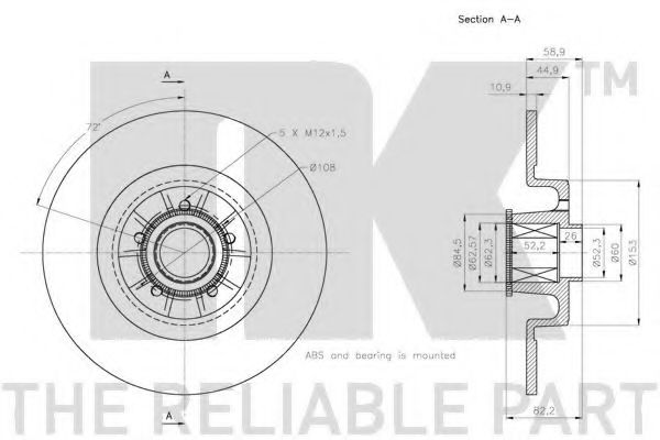 Disc frana 1