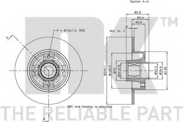 Disc frana 1