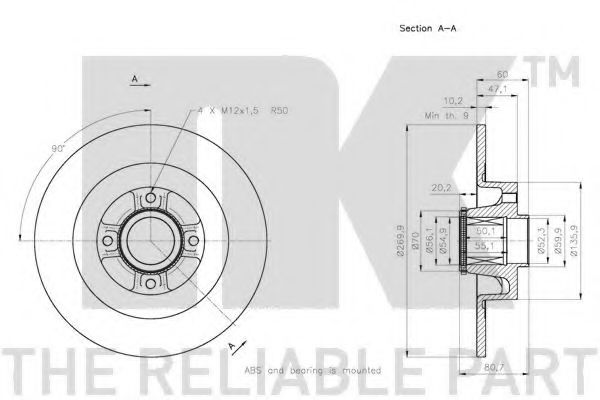 Disc frana 1