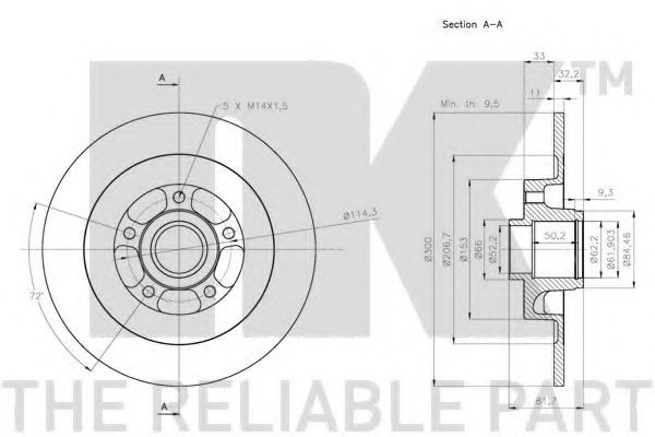 Disc frana 1