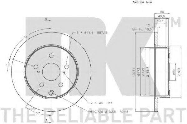 Disc frana 2
