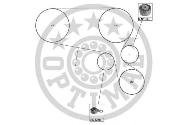 Set curea de distributie