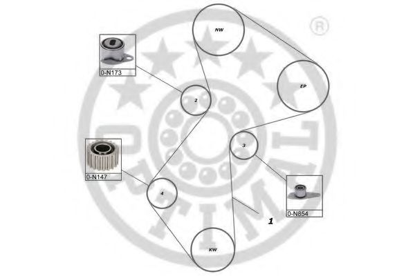 Set curea de distributie