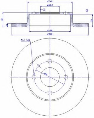 Disc frana