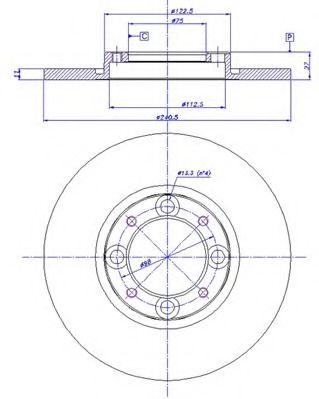 Disc frana