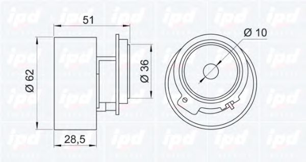 rola intinzator,curea distributie 1