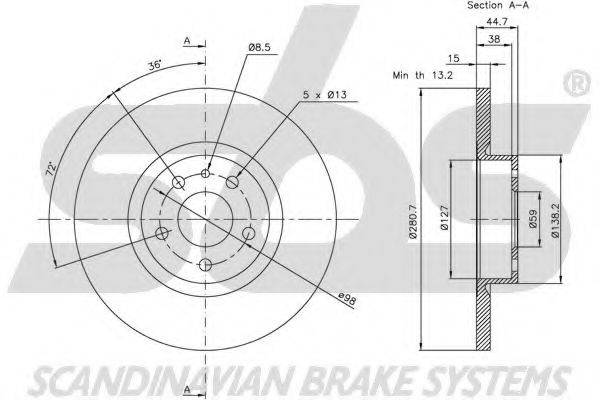 Disc frana 1