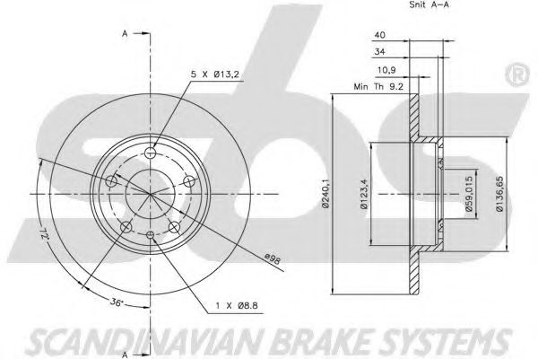 Disc frana 1