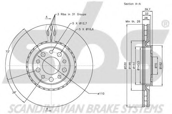 Disc frana 1