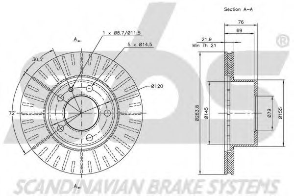 Disc frana 1