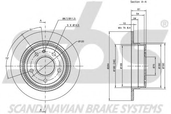 Disc frana 1
