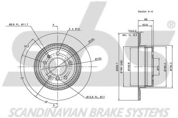 Disc frana 1
