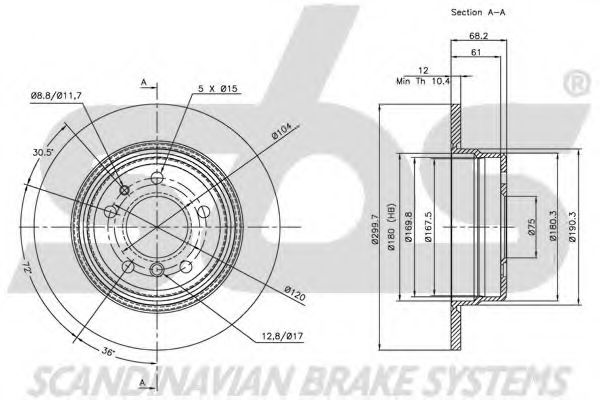 Disc frana 1