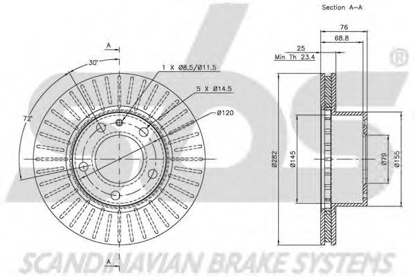 Disc frana 1