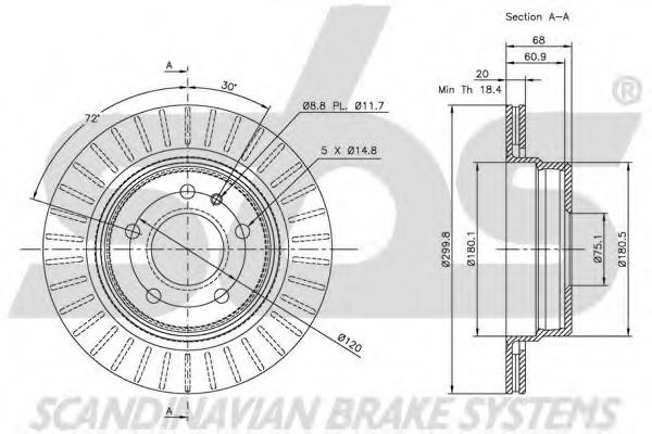 Disc frana 1