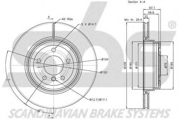 Disc frana 1
